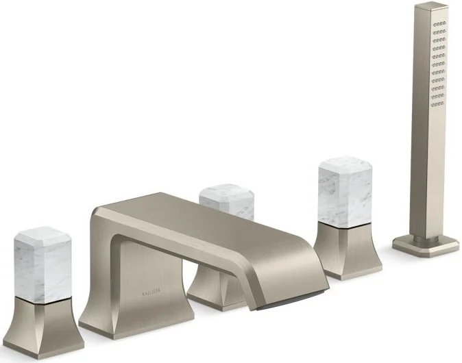 Vòi bồn tắm nóng lạnh Kallista P32712-WC-BN