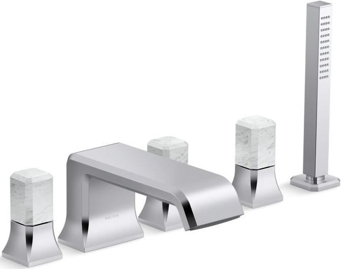 Vòi bồn tắm nóng lạnh Kallista P32712-WC-CP