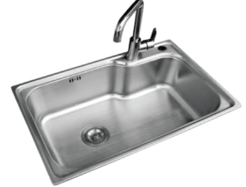 Chậu rửa chén inox 1 hộc ATMOR AT-1G02