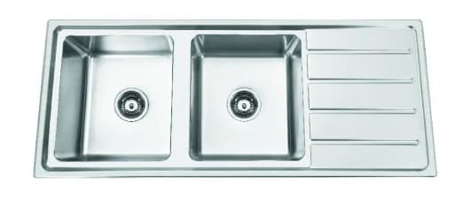 Chậu rửa chén 2 hố 1 bàn ATMOR AT-387C