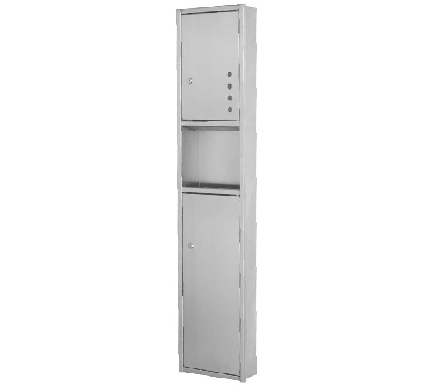 Hộp giấy vệ sinh âm tường inox 304 ATMOR TD-8334S (TD8334S)