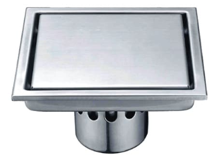 Phễu thoát sàn 10x10cm Ø90 ATMOR AH087-1