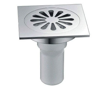 Phễu thoát sàn 10x10cm ATMOR AH030