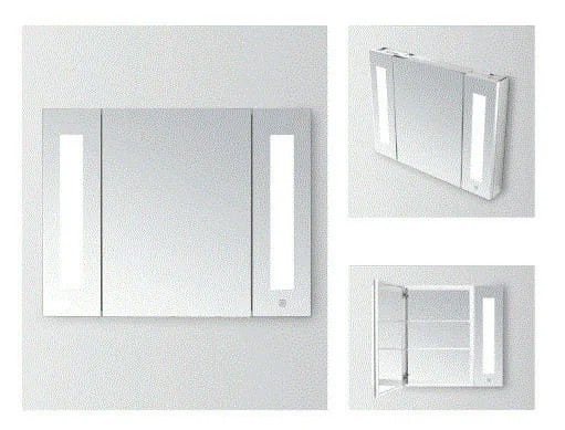 Tủ gương phòng tắm size 90x70cm ATMOR YSJ-A10 (YSJA10)