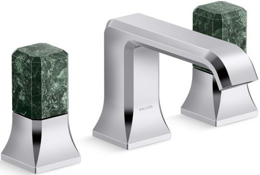 Vòi chậu rửa mặt nóng lạnh Kallista P33163-GTM-CP