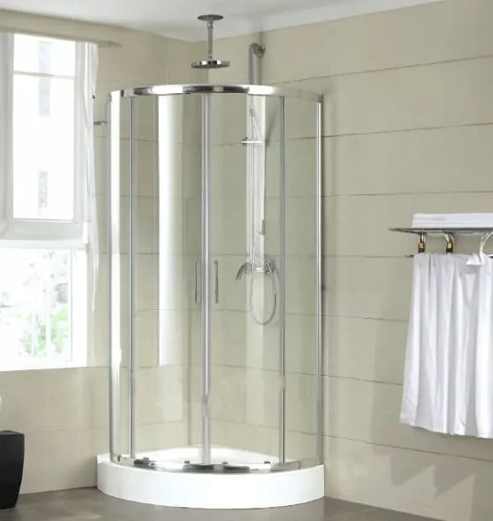 Cabin tắm đứng kính cửa lùa kèm đế Manhattan ME4142 + P410