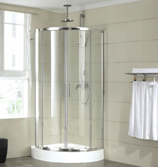 Cabin tắm đứng kính cửa lùa kèm đế Manhattan ME4142 + P49