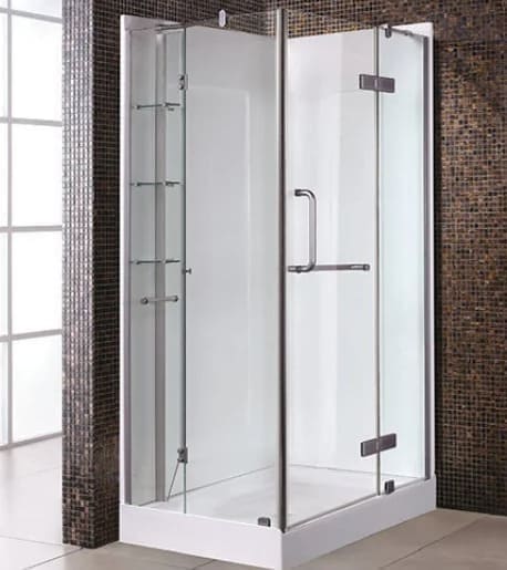 Cabin tắm đứng kính cửa mở kèm đế Manhattan MW1231 + P1812