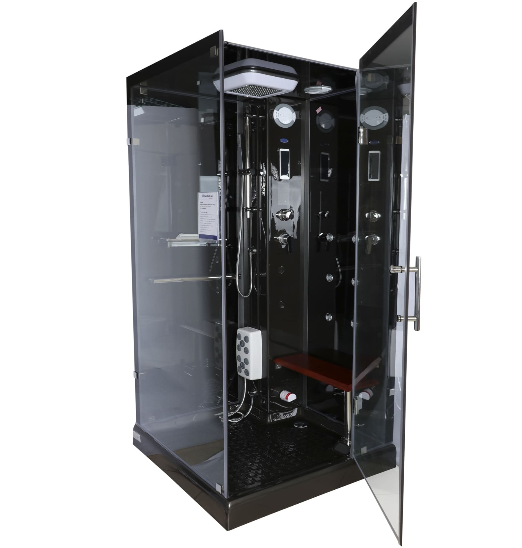 Phòng tắm massage xông đặt góc MANHATTAN M8850