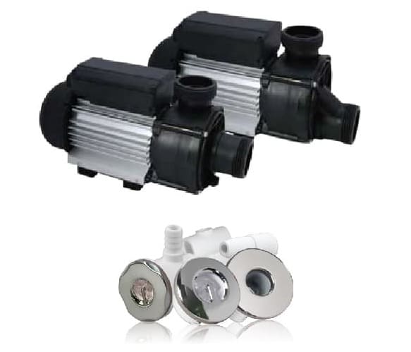 Bơm massage MANHATTAN HA-350-1.5HP+6Jet 