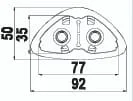 Bản vẽ kỹ thuật cụm 2 nhấn tam giác Hùng Anh LB07