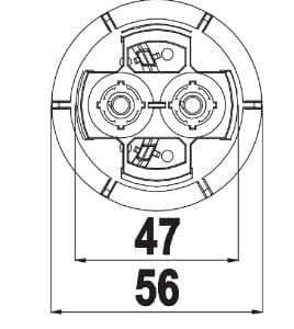 Bản vẽ kỹ thuật cụm 2 nhấn tròn trung Hùng Anh LB20