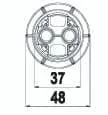 Bản vẽ kỹ thuật cụm 2 nhấn tròn nhỏ F1 Hùng Anh LB25
