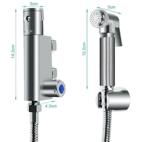 Vòi xịt vệ sinh nóng lạnh nhiệt độ Miken F-7506W