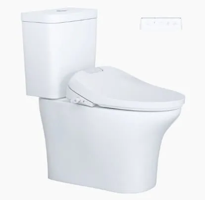 Bồn cầu 2 khối nắp điện tử Caesar CD1341+TAF610H 