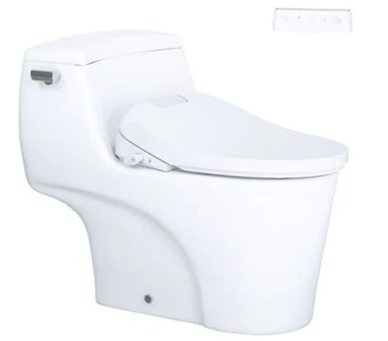 Bồn cầu 1 khối nắp điện tử Caesar C1353F+TAF610H 