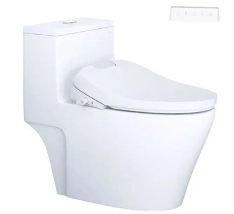 Bồn cầu 1 khối nắp điện tử Caesar C1356F+TAF610H