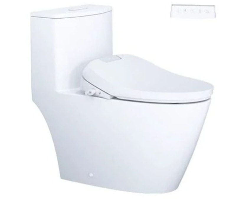 Bồn cầu 1 khối nắp điện tử Caesar C1363F+TAF610H 