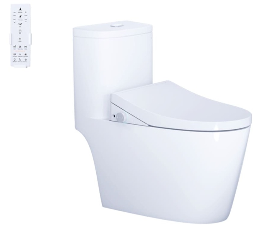 Bồn cầu 1 khối nắp điện tử Caesar C1364F+TAF512H 