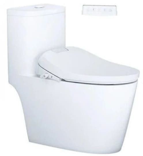 Bồn cầu 1 khối nắp điện tử Caesar C1364F+TAF610H