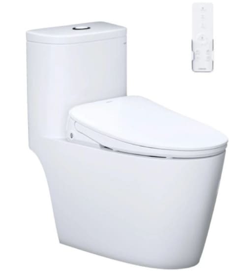 Bồn cầu 1 khối nắp điện tử Caesar C1364F+TAF710H 