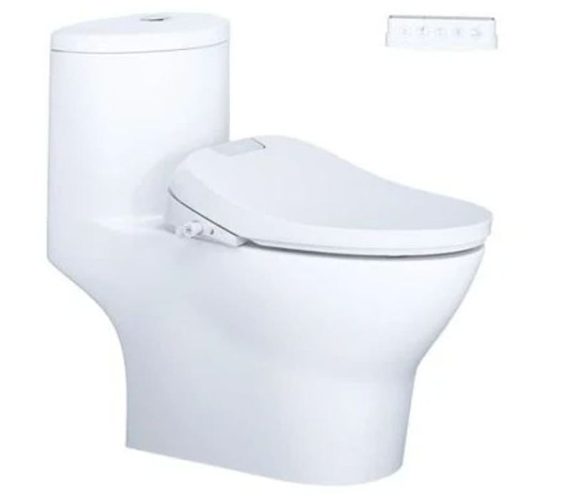 Bồn cầu 1 khối nắp điện tử Caesar C1375F+TAF610H 