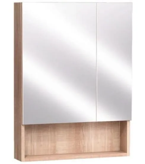 Tủ gương treo phòng tắm màu vân gỗ CAESAR EM1160W7V 