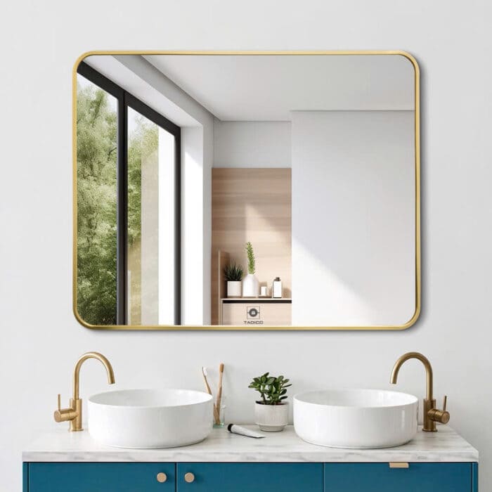 Gương khung bo siết góc Tadico LUX.GVV.60.80.N