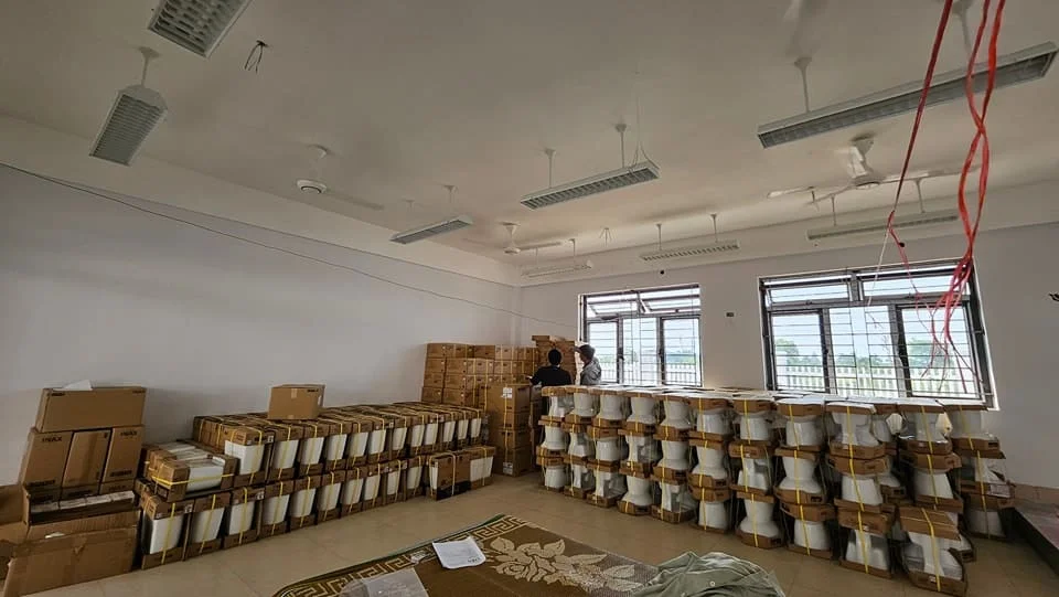Dự án trường học, trạm y tế tại Tháp Mười, Tam Nông  sử dụng thiết bị vệ sinh Inax