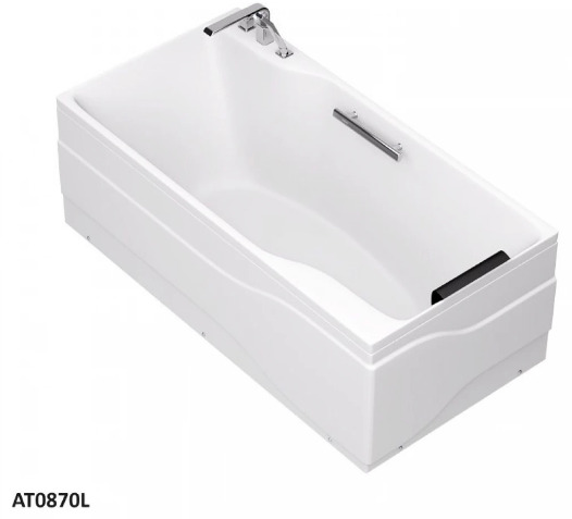 Bồn tắm có chân yếm 1.7m yếm phải Caesar AT0870L