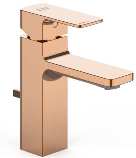 Vòi chậu 1 lỗ nóng lạnh màu vàng hồng American Standard WF-1301WS