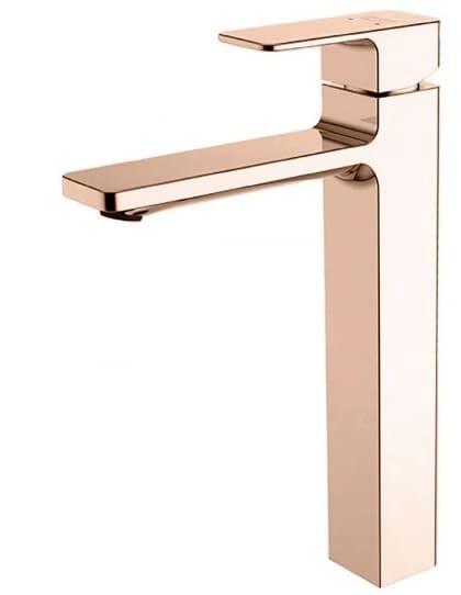 Vòi chậu 1 lỗ nóng lạnh màu vàng hồng American Standard WF-1302WS 