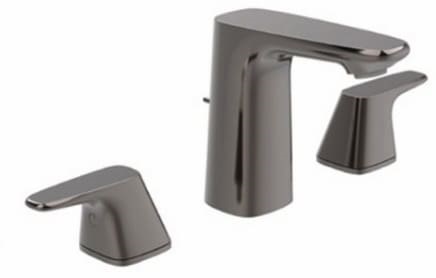 Vòi chậu nóng lạnh 3 chân màu đen American Standard WF-1703HG 