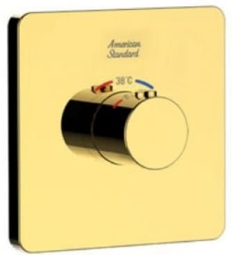 Bộ trộn nhiệt độ âm tường màu vàng bóng American Standard FFAS0930CS 