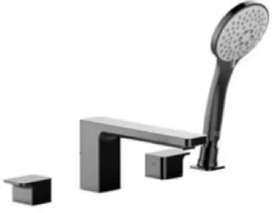 Vòi bồn tắm gắn bồn màu xám xước American Standard WF-1300BHG