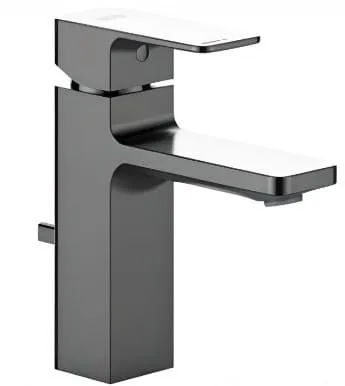 Vòi chậu 1 lỗ nóng lạnh màu xám xước American Standard WF-1301BHG