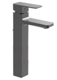 Vòi chậu 1 lỗ nóng lạnh màu xám xước American Standard WF-1302BHG 