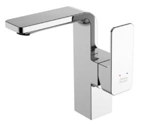 Vòi rửa mặt 1 chân gắn chậu màu xám xước American Standard WF-1305BHG 