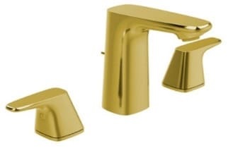 Vòi chậu nóng lạnh 3 chân màu vàng bóng American Standard WF-1703CS 