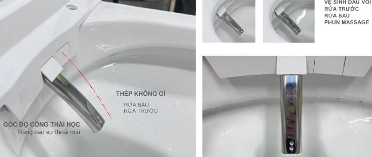 Bồn Cầu Treo Tường Nắp Điện Tử American Standard 1073919990 