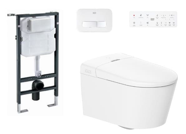 Bồn Cầu Treo Tường Nắp Điện Tử American Standard 1073919990 