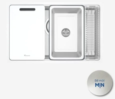 Chậu rửa bát 1 hố Konox TARI 7648SM