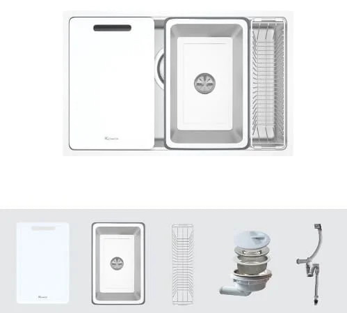 Chậu rửa bát 1 hố Konox TARI 7648SM
