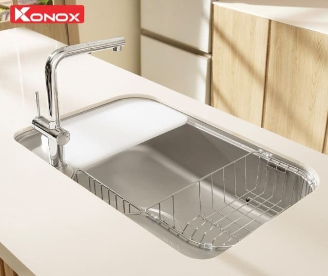 Chậu rửa bát phong cách Nhật bề mặt mịn Konox Tari 7851SM 