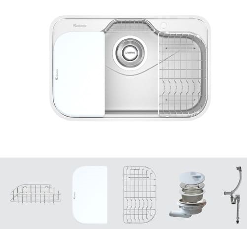 Chậu rửa bát phong cách Nhật bề mặt mịn Konox Tari 7851SM 