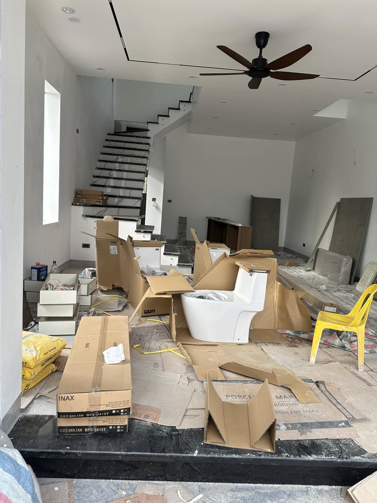 Thiết bị vệ sinh Inax khu biệt thự ven sông, khách sạn nhỏ tại Cái Bè, Gò Công