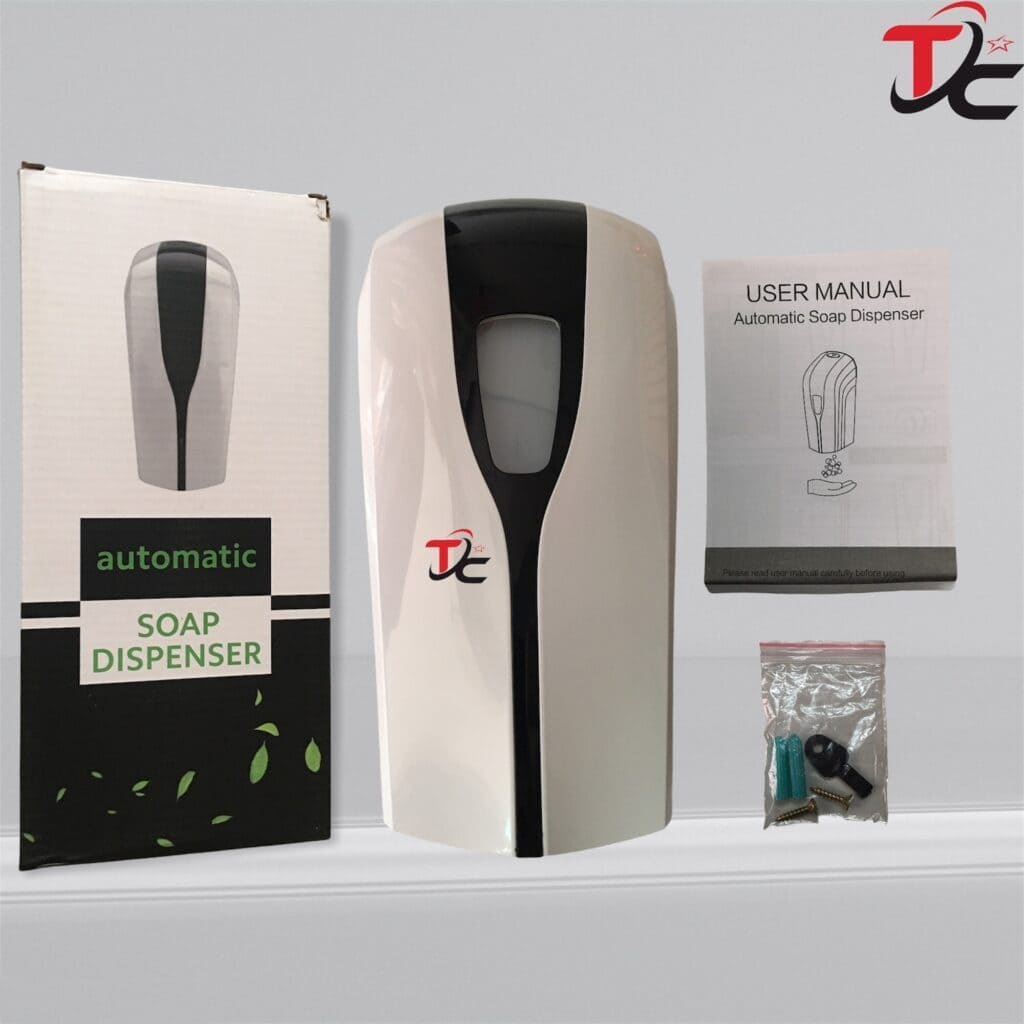 Máy xịt cồn cảm ứng tự động màu trắng Trancan TC-YK1808