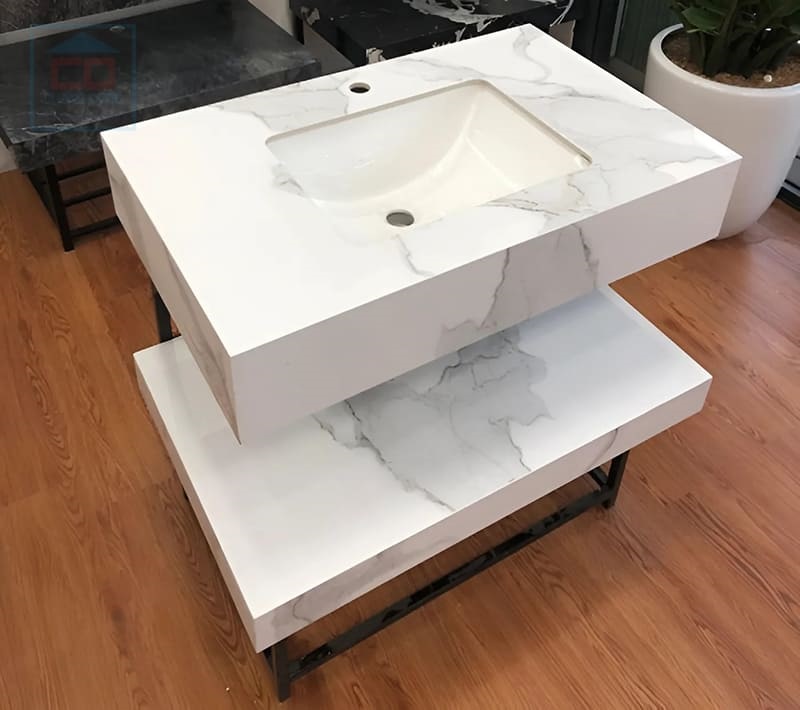 Chậu lavabo 2 tầng Viglacera S-VI14-9GP01