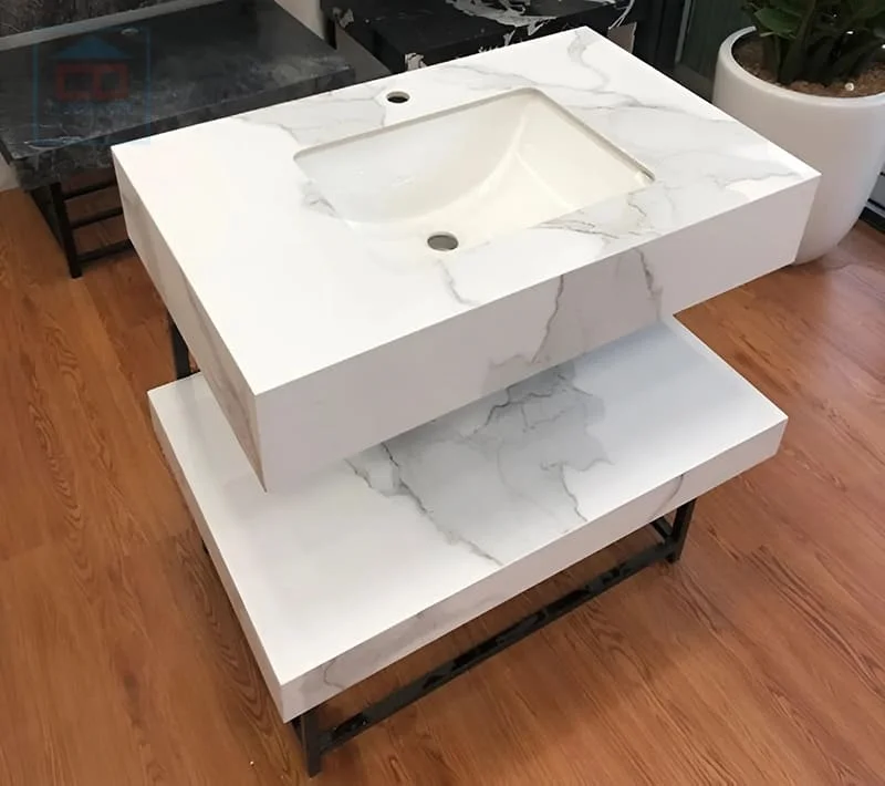 Chậu lavabo 2 tầng Viglacera S-VI14-9GP01