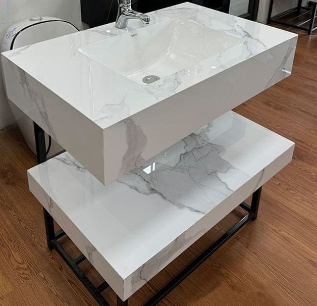 Chậu lavabo 2 tầng Viglacera SC-V14-9GP01